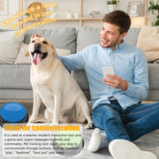Recordable Dog Training Buttons With Light - Interactive Talking Buzzer Set