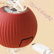 Rechargeable Automatic Rolling Cat Ball with Faux Tail