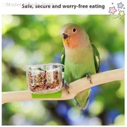 Clip-On Parrot Food Bowl Feeder for Small Birds