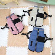 Adjustable Waterproof Dog Jacket With Harness - Warm Reflective Coat