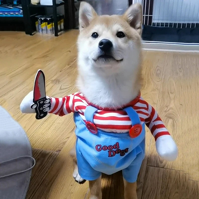 Adjustable Halloween Dog and Cat Costume for Small Pets