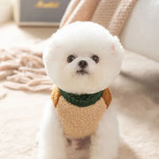 Brown Two-Legged Dog Cardigan Jacket - Warm Puppy Coat S-XXL