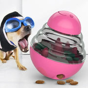 Interactive Slow Feeder Treat Ball - IQ Food Dispenser Dog Toy