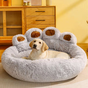 Winter Warm Dog Sofa Bed - Plush Kennel Mat for Pets