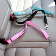 Adjustable Pet Car Seat Belt - Safety Harness Lead for Dogs & Cats