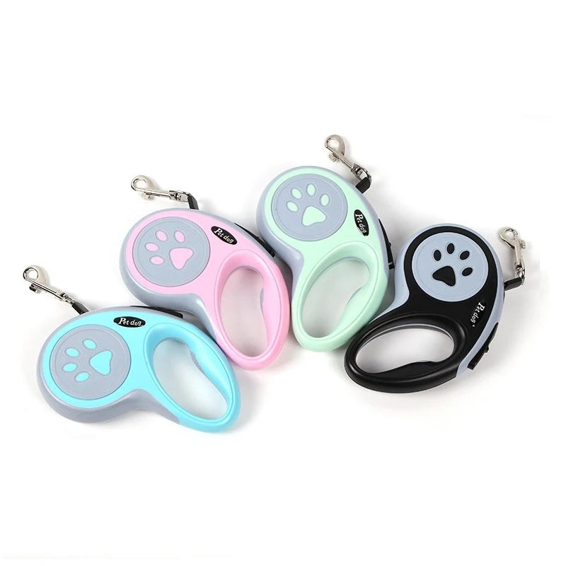 3m/5m Retractable Nylon Dog Leash - Automatic Walking Lead for Small Dogs
