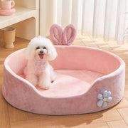 Detachable Washable Pet Bed - Soft Four-Season Dog & Cat Sleeper