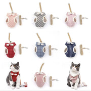 Nylon Mesh Harness and Leash Set for Small Dogs and Cats