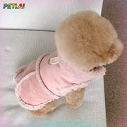 Cute Soft Dog Vest Jacket - Autumn Winter Pet Coat for Small Dogs