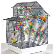 Wood and Paper Parrot Biting Toy Set