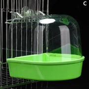 External Hanging Bird Bath for Parrots and Small Birds