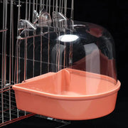 External Hanging Bird Bath for Parrots and Small Birds