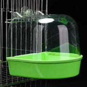 External Hanging Bird Bath for Parrots and Small Birds