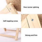 Sisal Rope Cat Scratching Ball Board for Kittens