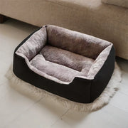 Plush Cat and Dog Bed Cushion - Breathable Basket House Bed