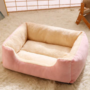 Plush Cat and Dog Bed Cushion - Breathable Basket House Bed