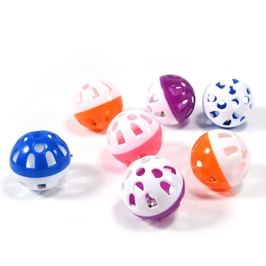 10-Piece Parrot Bell Ball Chew Toy Set