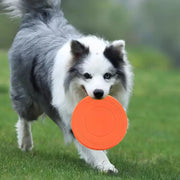 Chewable Rubber Dog Frisbee - Tear-Resistant Fetch & Training Disc