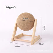 Sisal Rope Cat Scratching Ball Board for Kittens
