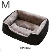 Plush Cat and Dog Bed Cushion - Breathable Basket House Bed