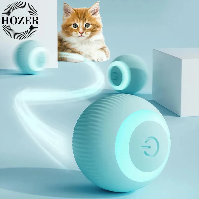 Rechargeable Smart Interactive Cat Ball with Type-C Cable