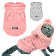Warm Winter Cat & Puppy Jacket - Pink Small Pet Coat S-2XL