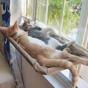 Window Cat Hammock Bed - Washable Suction Shelf Seat