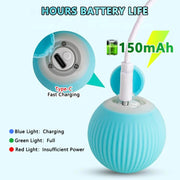 Rechargeable Smart Interactive Cat Ball with Type-C Cable