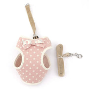 Nylon Mesh Harness and Leash Set for Small Dogs and Cats