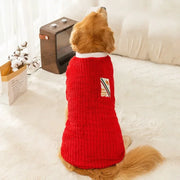 Fleece Hoodie Vest for Big Dogs - Warm Jacket for Large Breeds