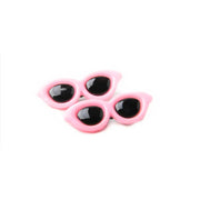 Heart Sunglasses & Hair Clip Pet Accessory - Cute Dog & Cat Decor