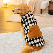 Fleece Hoodie Vest for Big Dogs - Warm Jacket for Large Breeds