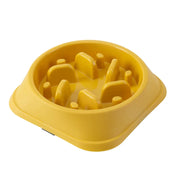 Round Anti-Choking Slow Feeder Bowl for Dogs and Cats