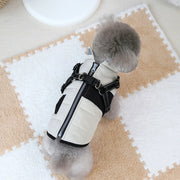 Adjustable Waterproof Dog Jacket With Harness - Warm Reflective Coat