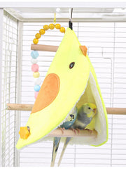 Soft Plush Parrot Hammock Nest and Cage Hut