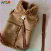 Cute Soft Dog Vest Jacket - Autumn Winter Pet Coat for Small Dogs