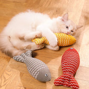Interactive Simulation Fish Kicker Pillow Cat Toy