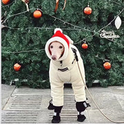 Thickened Winter Dog Jacket - Full Neck Cover Coat for Big Dogs