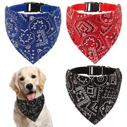 Adjustable Dog Bandana Collar Scarf for Puppies and Cats
