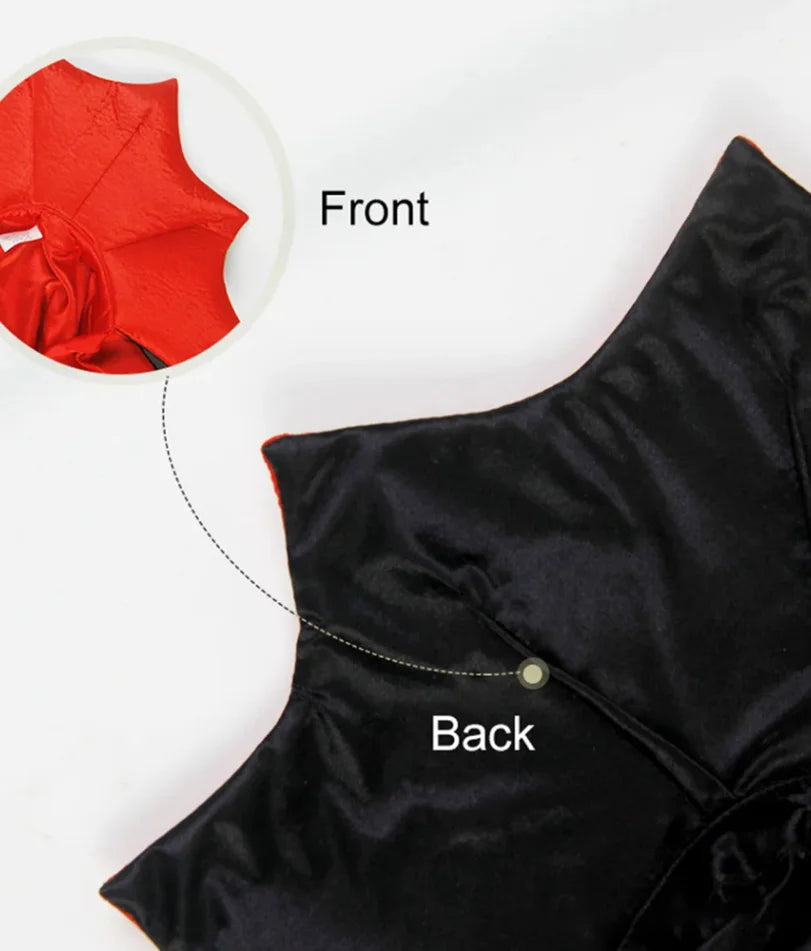 Halloween Vampire Cloak Pet Costume - Cute Cat & Small Dog Cape
