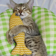 Interactive Simulation Fish Kicker Pillow Cat Toy