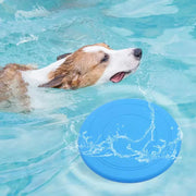 Chewable Rubber Dog Frisbee - Tear-Resistant Fetch & Training Disc