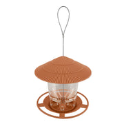 Automatic Hanging Bird Feeder with Multi-Hole Dispenser
