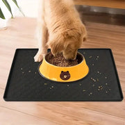 Foldable Silicone Non-Spill Feeding Mat for Dogs and Cats