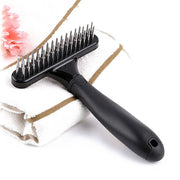 Long Hair Undercoat Grooming Rake for Dogs and Cats