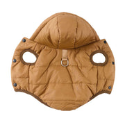 Windproof Fleece Cat Hoodie Coat - Cozy Winter Kitten Jacket