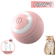 Rechargeable Smart Interactive Cat Ball with Type-C Cable