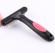 Long Hair Undercoat Grooming Rake for Dogs and Cats