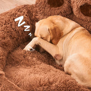 Winter Warm Dog Sofa Bed - Plush Kennel Mat for Pets