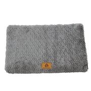 3D Foam Orthopedic Dog Bed - Washable Faux Fur Crate Mat